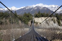 Pont Bhoutanais - Parc de Finges - Suisse