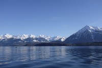 Vue sur les montagnes - Lac de Thoune - Suisse